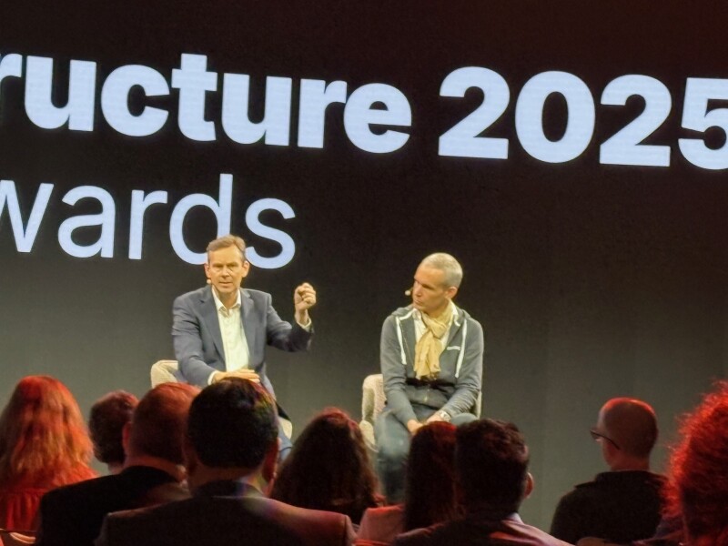 Bentley Systems CEO Nicholas Cumins and CTO Julien Moutte at Year in Infrastructure 2025